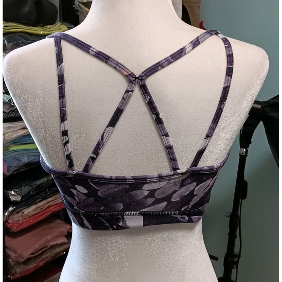 Gaiam Sports Bra, Size Small Women's  Med Support‎ Sine Bra, Dawn Print - Picture 3 of 5